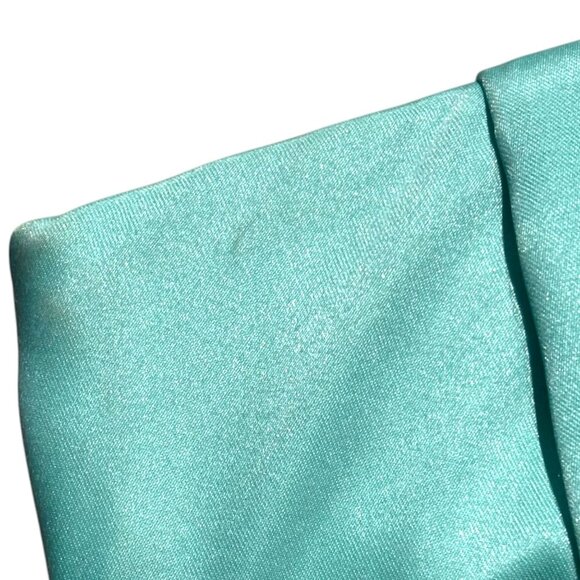 Kate Spade April Wedding Belles Robin's Egg Bridal Clutch Bag Bride Formal Satin - Picture 11 of 12